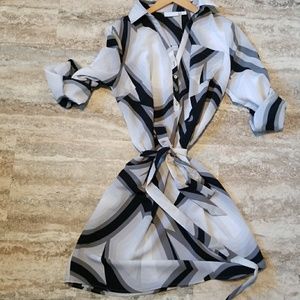 New york and company shirt dress